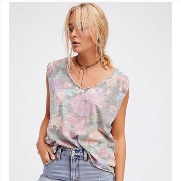 Free People Tops - Free People Flower Tank